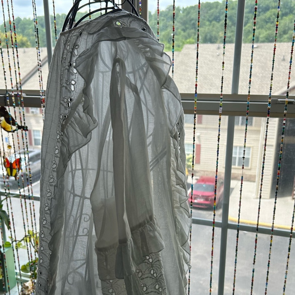 Johnny Was Sarai Ruffle Blouse - Picture 10 of 11